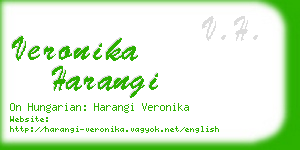 veronika harangi business card
